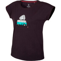 Ocun camiseta montaña manga corta mujer KIMO T Women BUS-STONE vista frontal