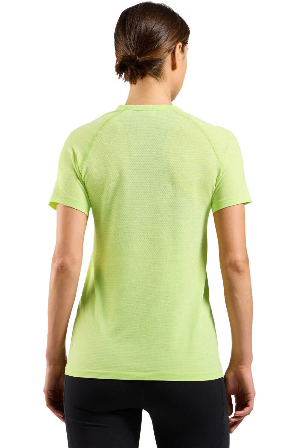 Odlo camiseta entrenamiento manga corta mujer ESSENTIAL SEAMLESS vista trasera