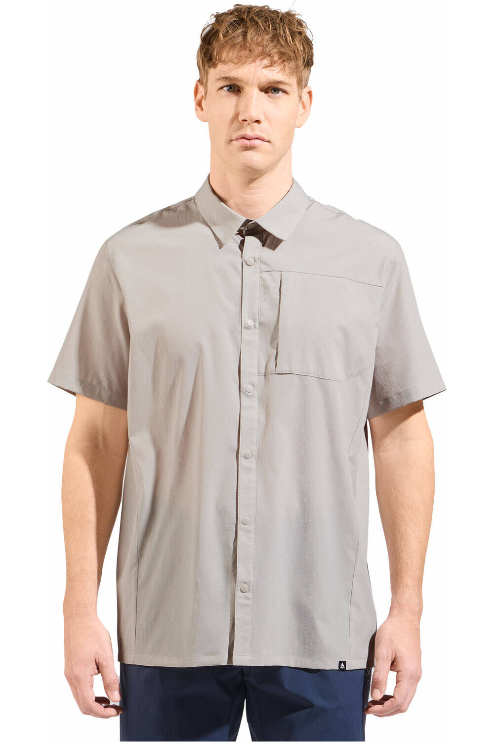 Odlo camiseta montaña manga corta hombre Shirt s/s ESSENTIAL vista frontal