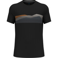 Odlo camiseta montaña manga corta hombre T-shirt crew neck s/s F-DRY RIDGELINE vista frontal