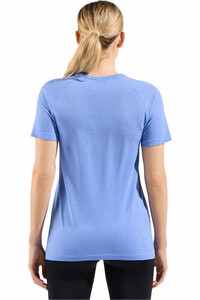 Odlo camiseta montaña manga corta mujer ESSENTIAL SEAMLESS vista trasera