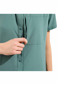 Odlo camiseta montaña manga corta mujer Shirt s/s ESSENTIAL vista detalle