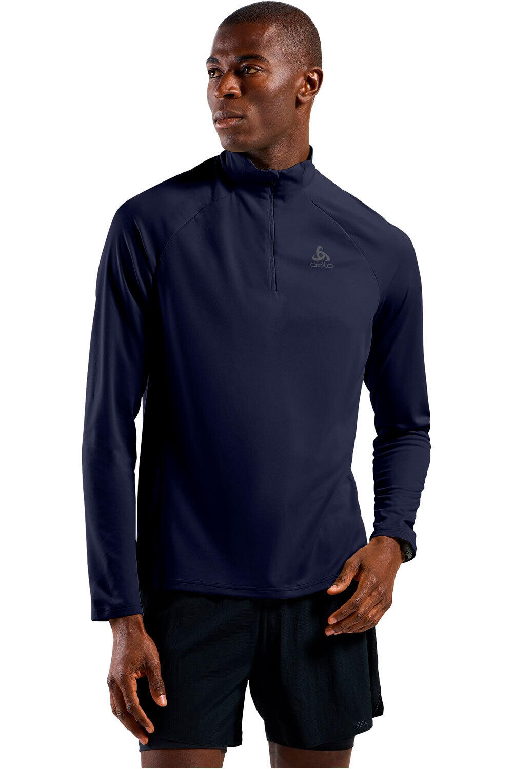 Odlo camiseta técnica manga larga hombre ESSENTIAL 1/2 ZIP vista frontal
