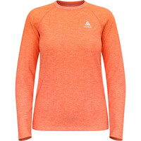 Odlo camiseta técnica manga larga mujer T-shirt crew neck l/s ESSENTIAL SEAMLESS vista detalle
