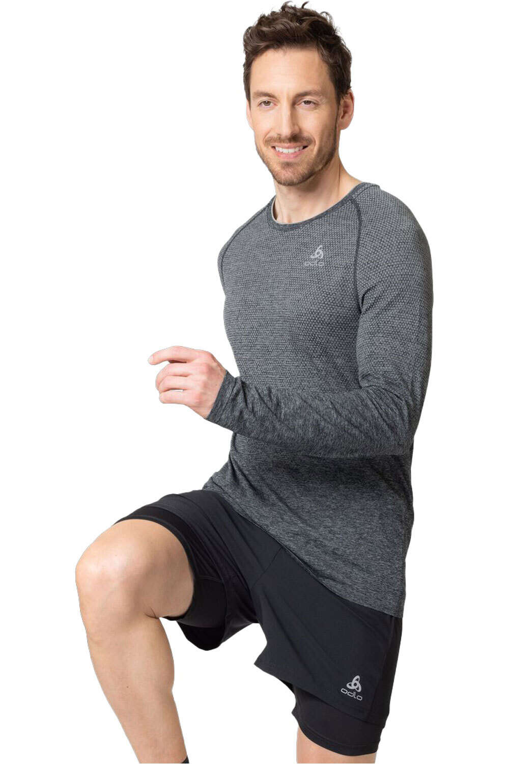 Odlo camiseta térmica manga larga hombre ESSENTIAL SEAMLESS vista frontal