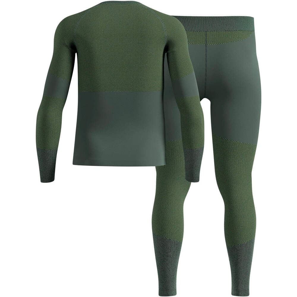 Odlo camiseta térmica manga larga hombre FUNDAMENTALS PERFORMANCE WARM vista trasera