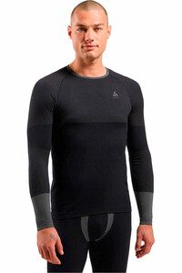 Odlo camiseta térmica manga larga hombre FUNDAMENTALS PERFORMANCE WARM vista trasera