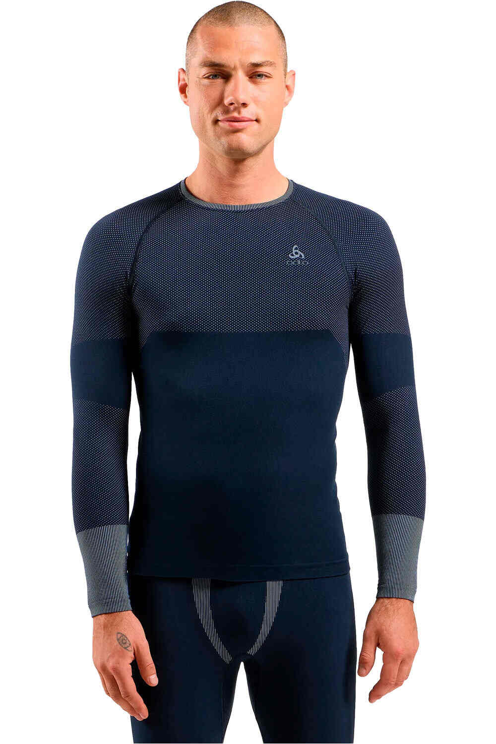Odlo camiseta térmica manga larga hombre FUNDAMENTALS PERFORMANCE WARM vista trasera