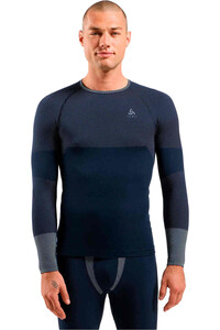Odlo camiseta térmica manga larga hombre FUNDAMENTALS PERFORMANCE WARM vista trasera