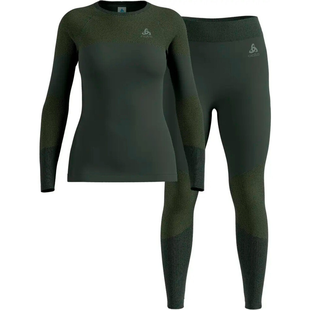 Odlo camiseta térmica manga larga mujer FUNDAMENTALS PERFORMANCE WARM vista frontal