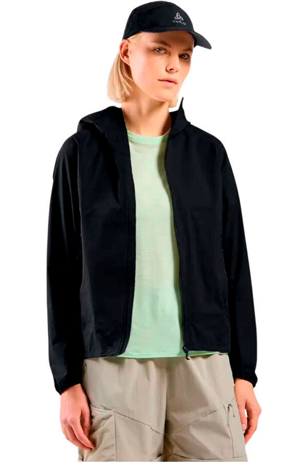 Odlo chaqueta impermeable mujer ESSENTIAL 2.5L WATERPROOF vista frontal