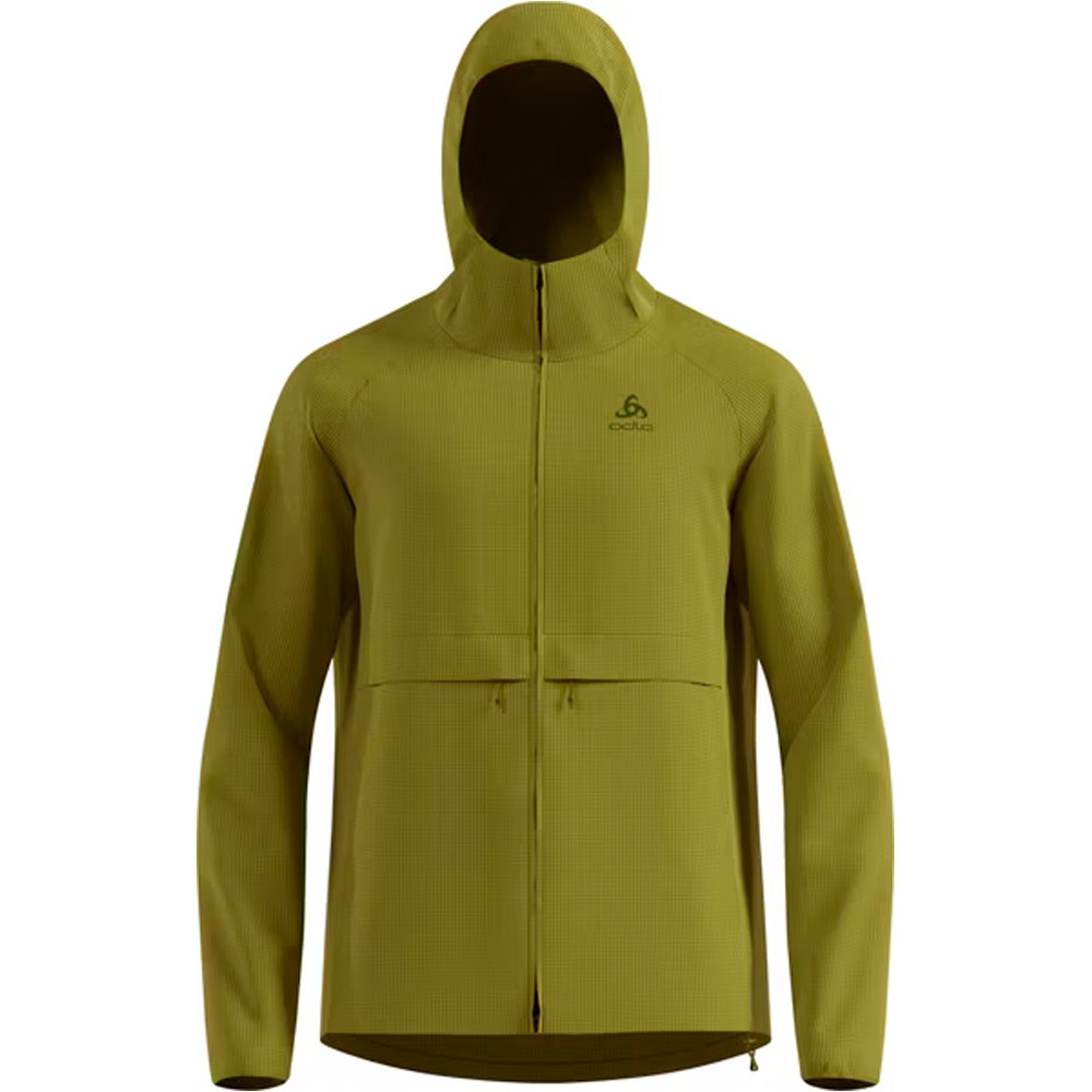 Odlo chaqueta softshell hombre Jacket ESSENTIAL WINDBREAKER vista frontal