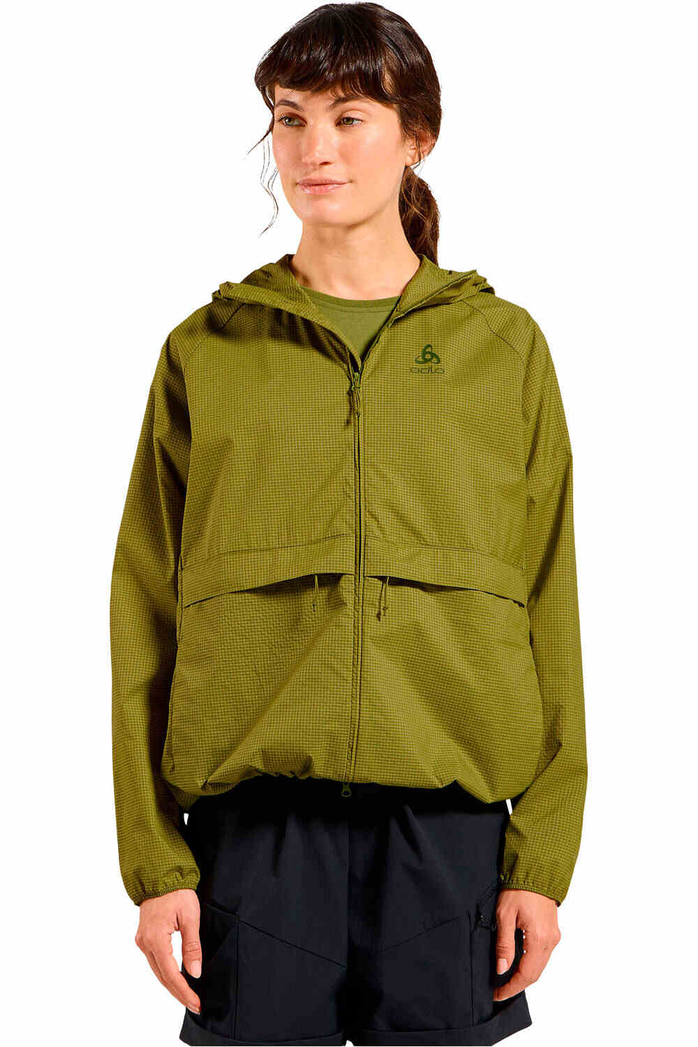 Odlo chaqueta softshell mujer Jacket ESSENTIAL WINDBREAKER vista frontal
