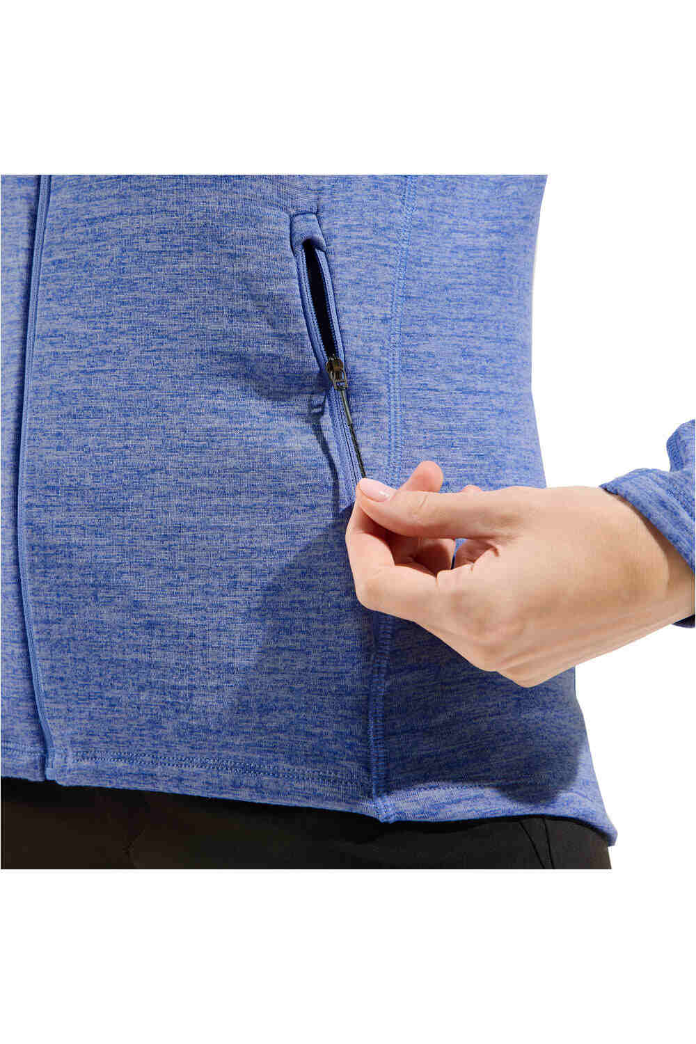 Odlo forro polar mujer Mid layer hoody full zip TENCIA 03