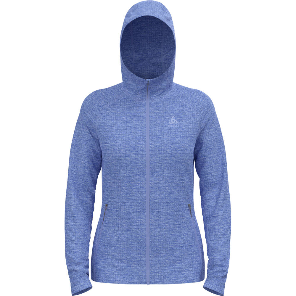 Odlo forro polar mujer Mid layer hoody full zip TENCIA 04