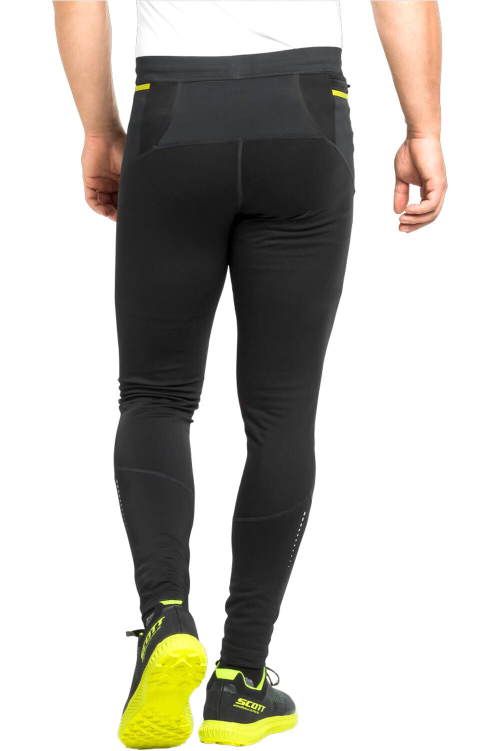 Odlo malla larga running hombre Tights AXALP WINTER vista trasera