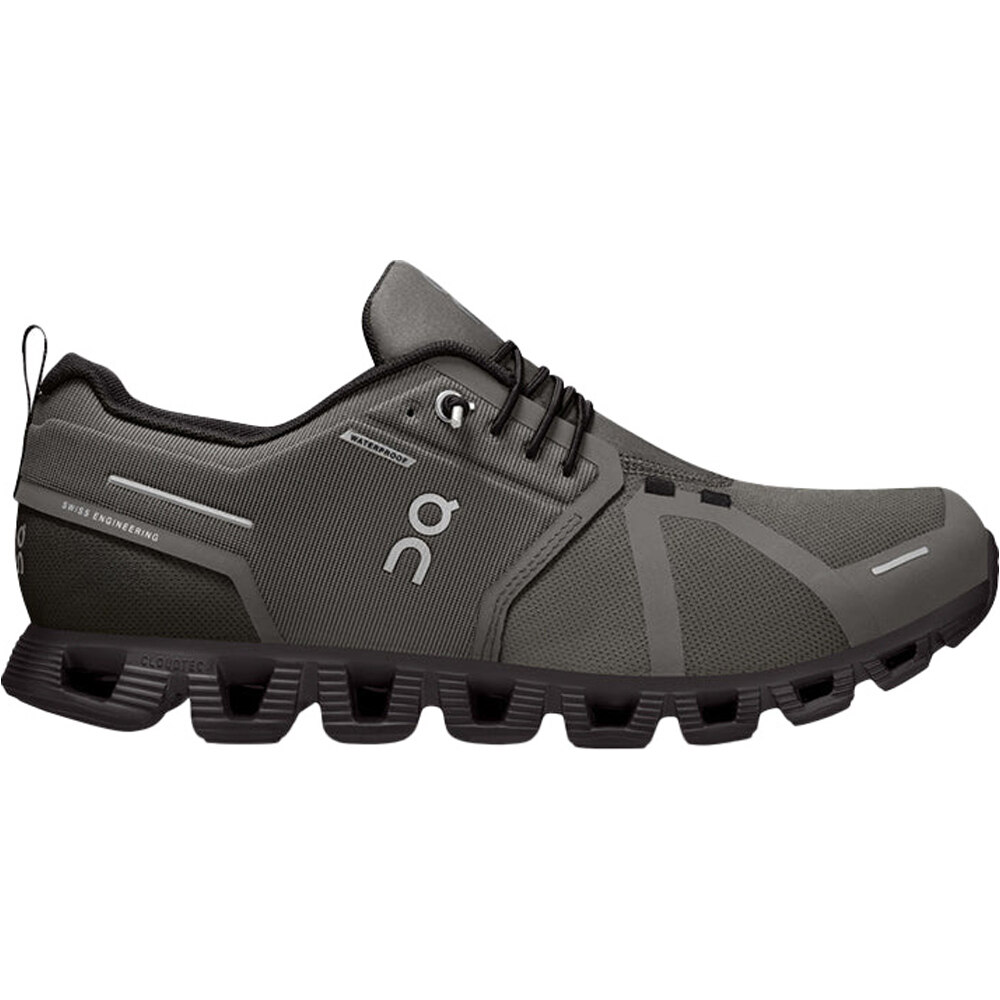 On zapatilla running hombre Cloud 5 Waterproof lateral exterior