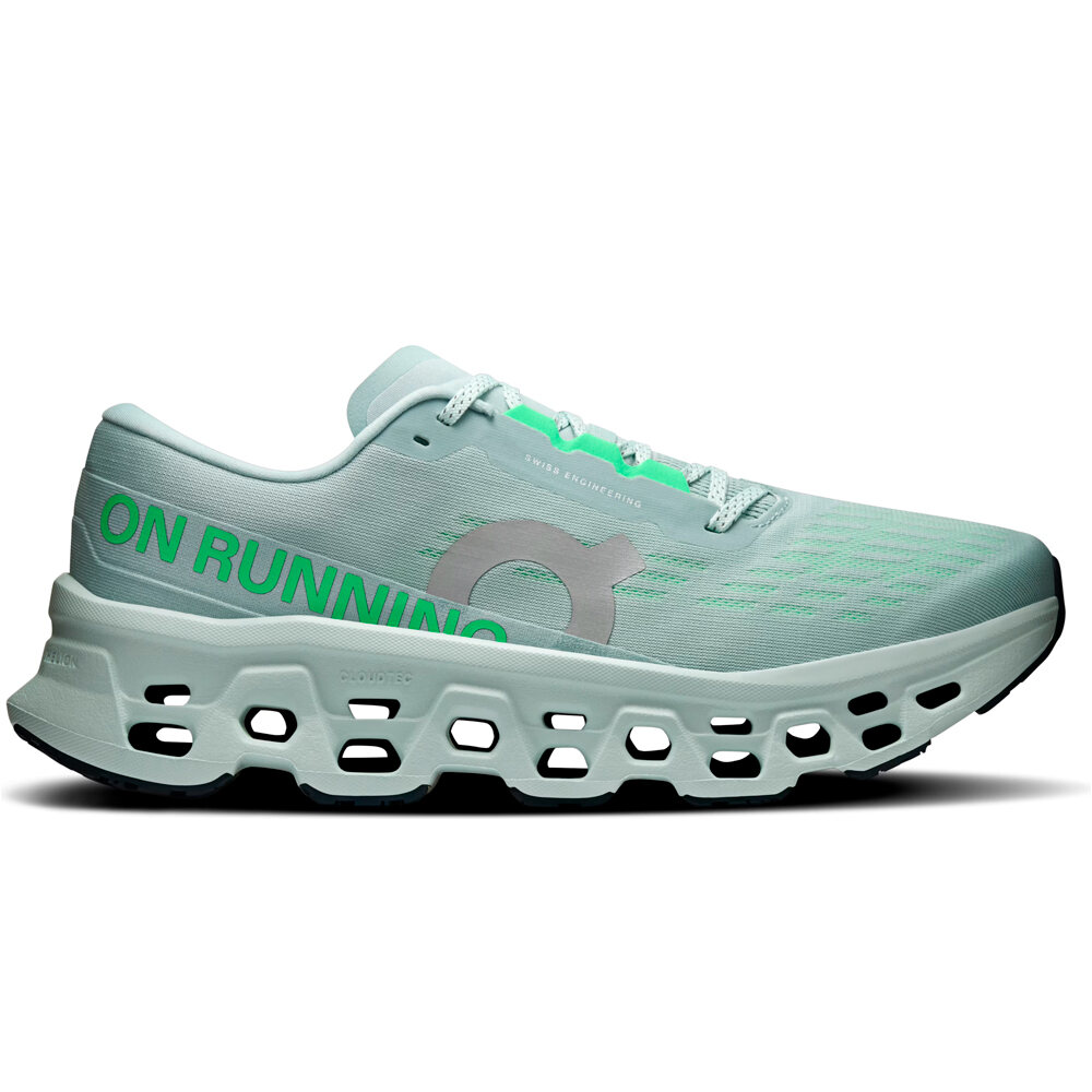 On zapatilla running hombre Cloudmonster 3 lateral exterior