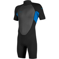 O'Neill traje de neopreno corto niño Youth Reactor-2 2mm Back Zip S/S Spring vista frontal