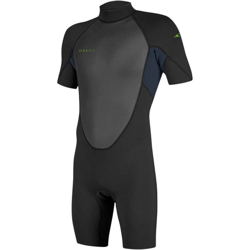 O'Neill traje de neopreno corto niño Youth Reactor-2 2mm Back Zip S/S Spring vista frontal