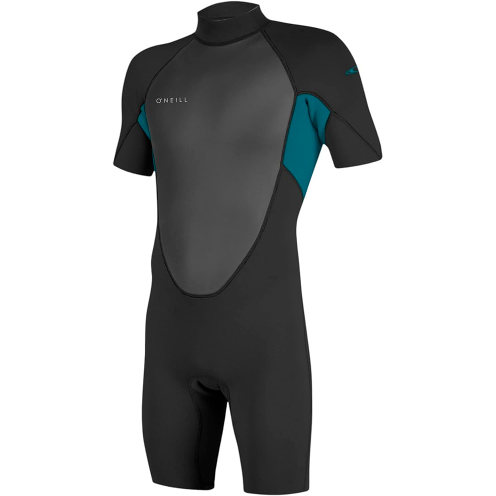 O'Neill traje de neopreno corto Reactor-2 2mm Back Zip S/S Spring vista frontal