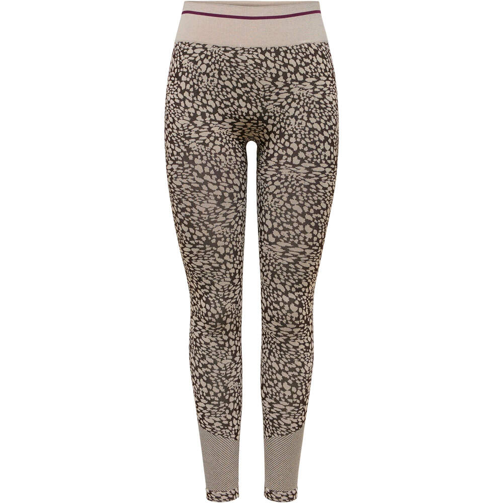 Only pantalones y mallas largas fitness mujer ONPAJESSA HW SEAM TIGHTS vista frontal