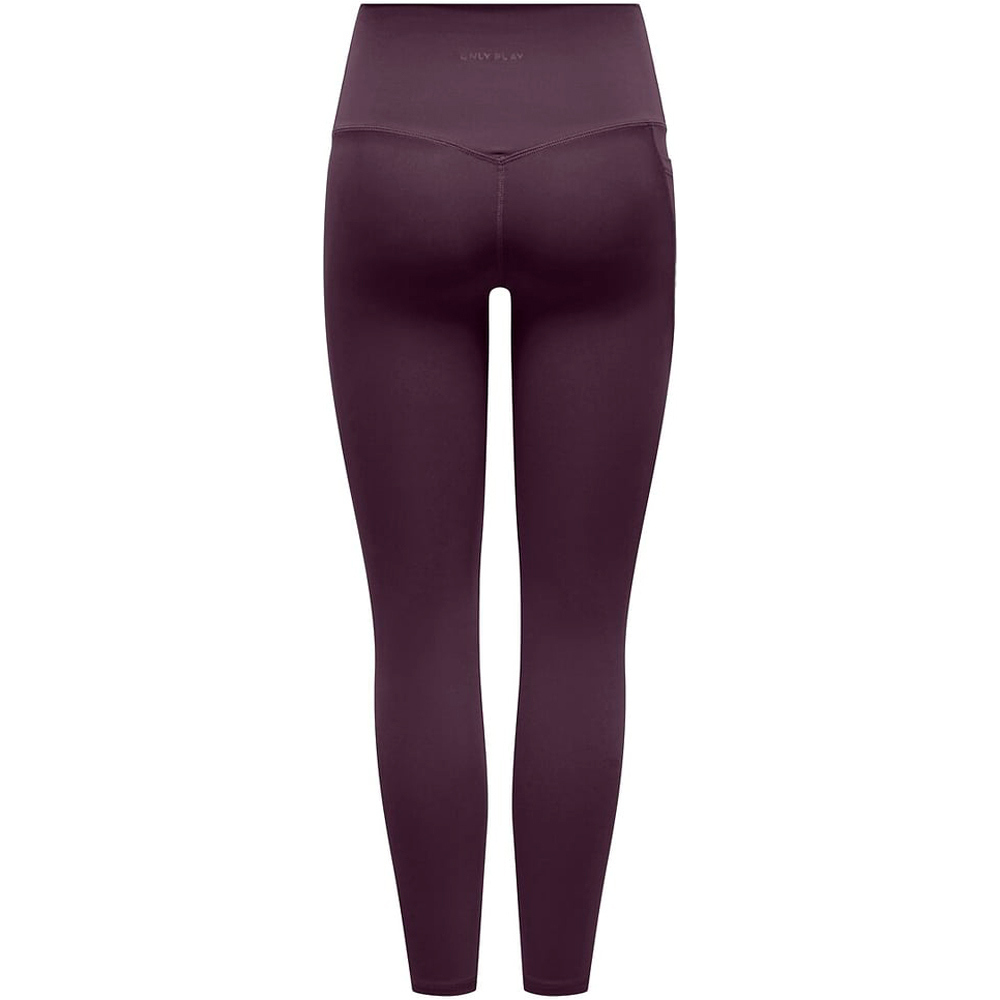 Only pantalones y mallas largas fitness mujer ONPJAM-3-SANA XHW TIGHTS PCK NOOS vista trasera