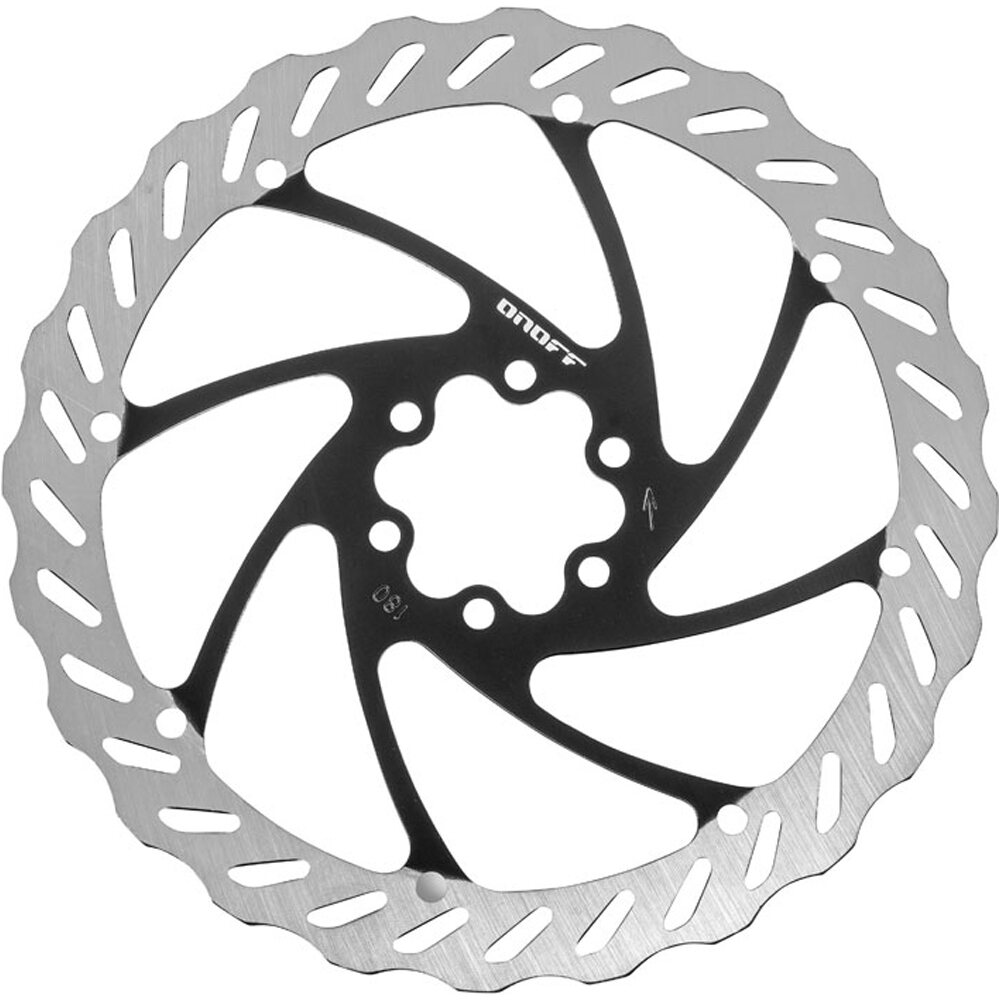 Onoff pastillas discos y accesorios freno AM DISCO ONOFF 180MM vista frontal