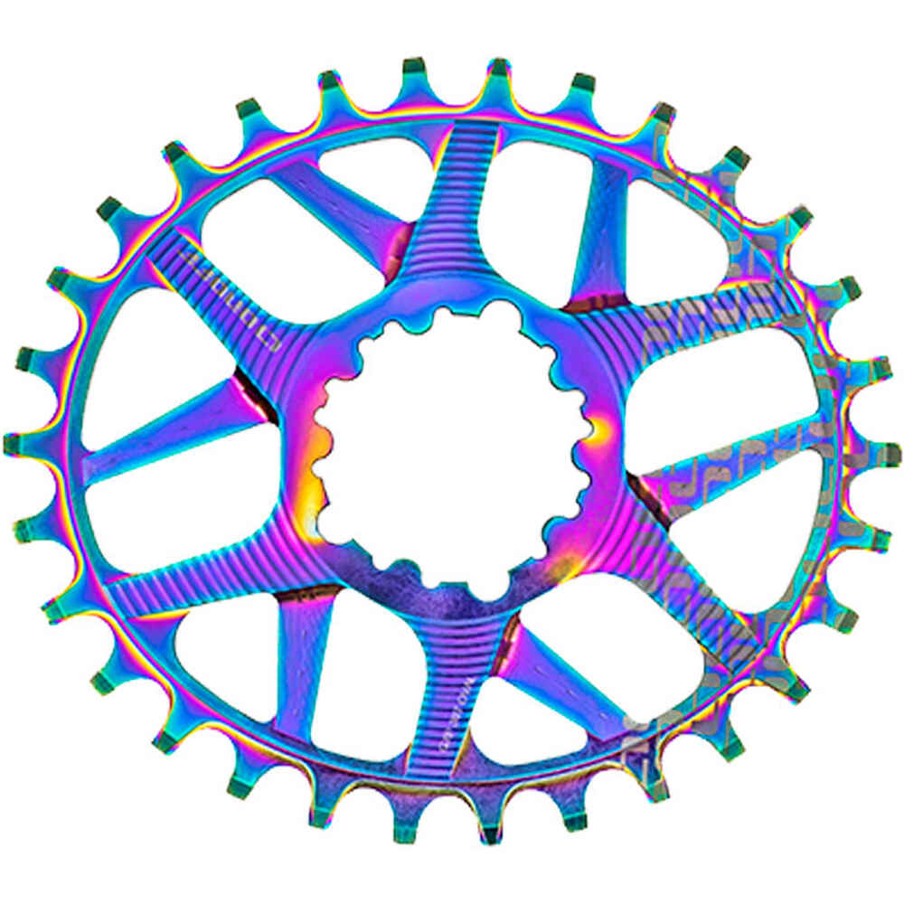 Onoff platos bicicleta carretra AM PLATO DM SRAM GXP OVAL 34T vista frontal
