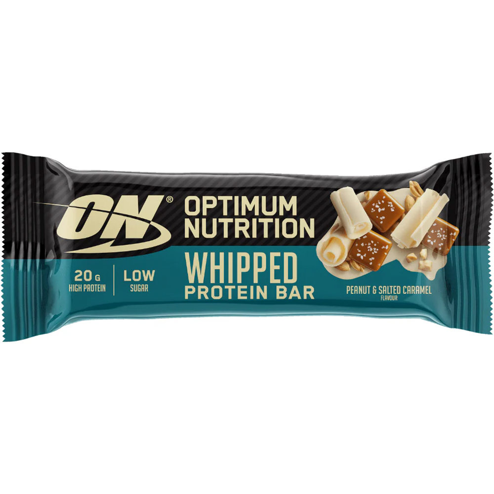 Optimum Nutrition barritas energéticas ON Whipped White Chocolate Peanut Bar 68 vista frontal