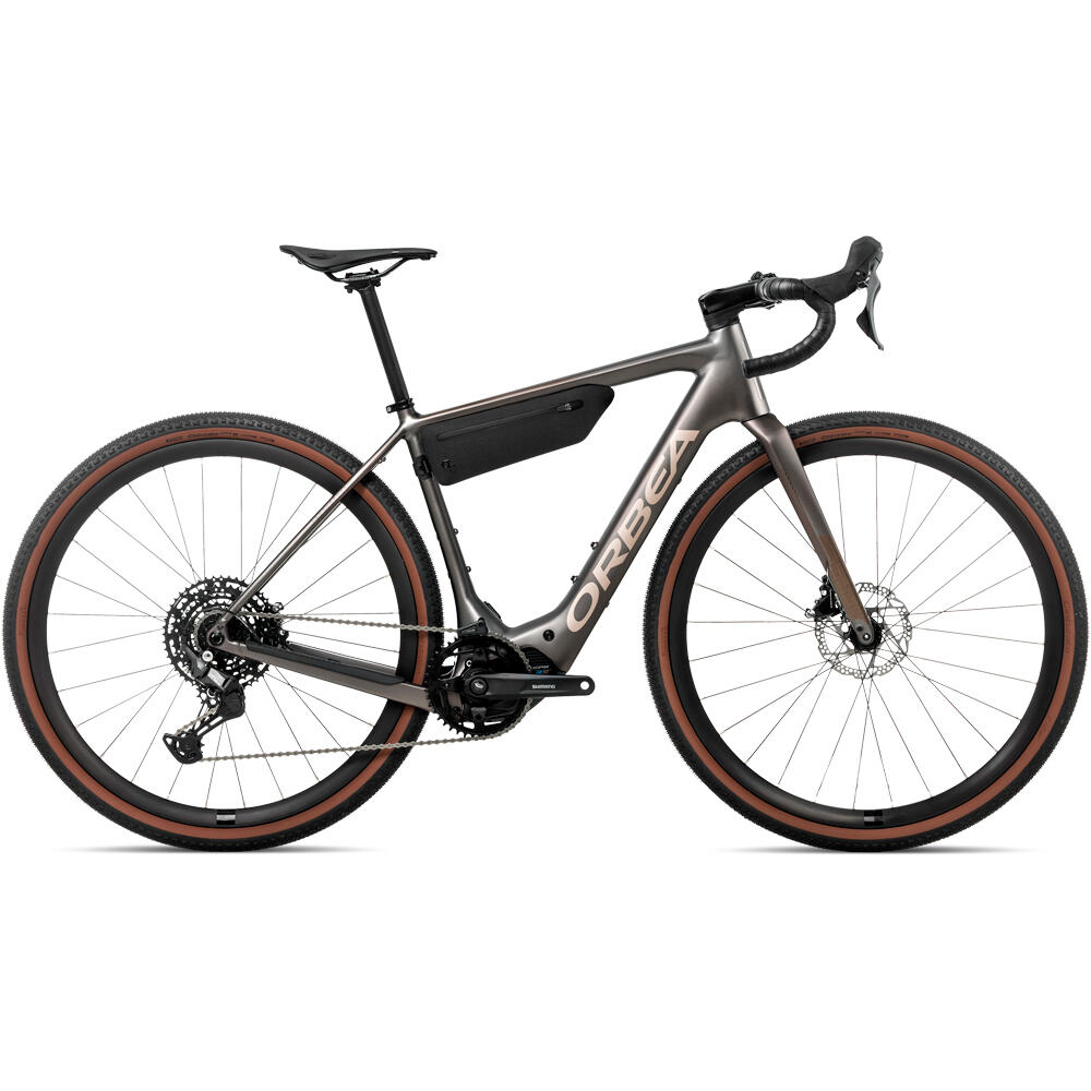Orbea BICICLETA ELÉCTRICA CARRETERA DENNA H50 2027 vista frontal