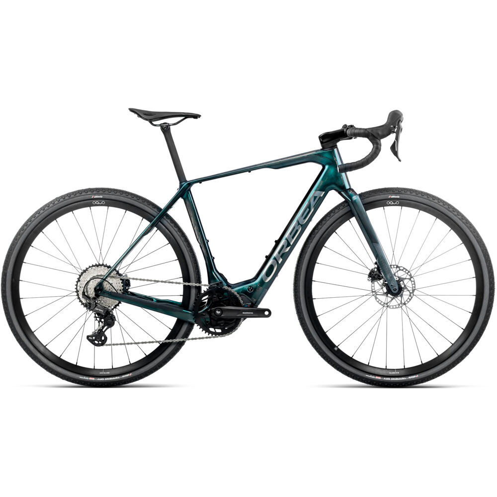 Orbea BICICLETA ELÉCTRICA CARRETERA DENNA M30 2026 vista frontal