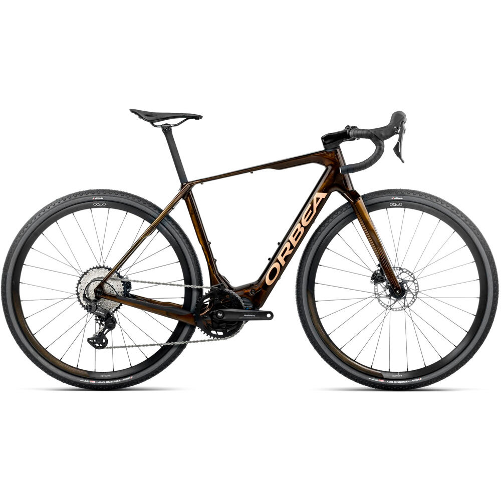 Orbea BICICLETA ELÉCTRICA CARRETERA DENNA M30 2026 vista frontal