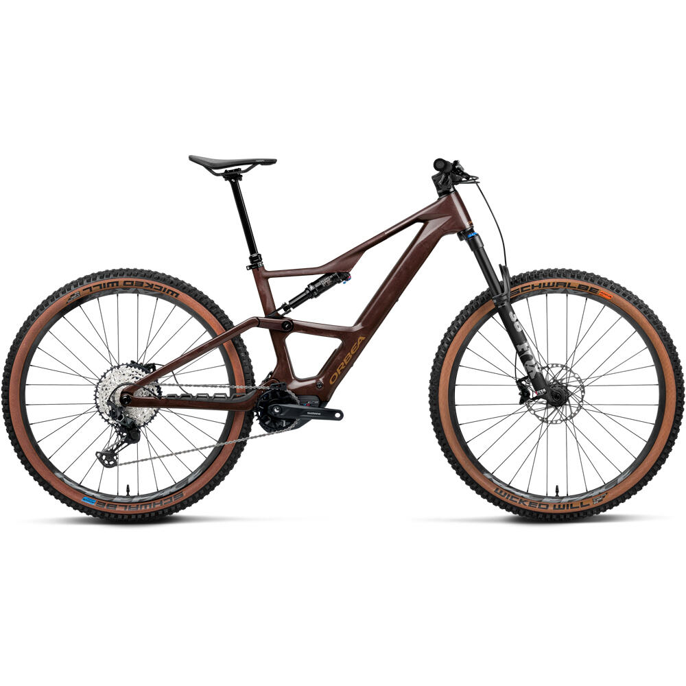 Orbea BICICLETA ELÉCTRICA MONTAÑA RISE SL M20 420W 2026 vista frontal