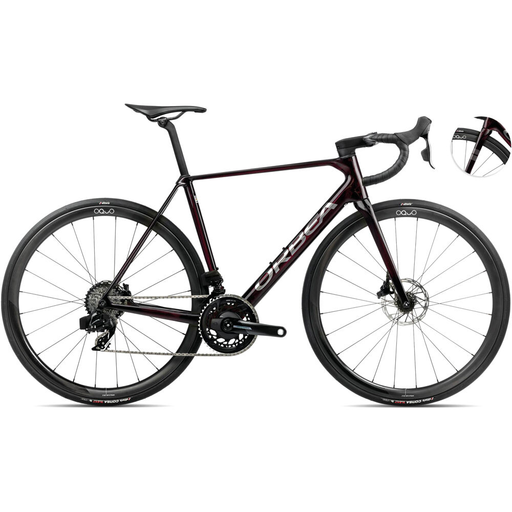 Orbea bicicletas de carretera carbono ORCA M21eTEAM PWR vista frontal
