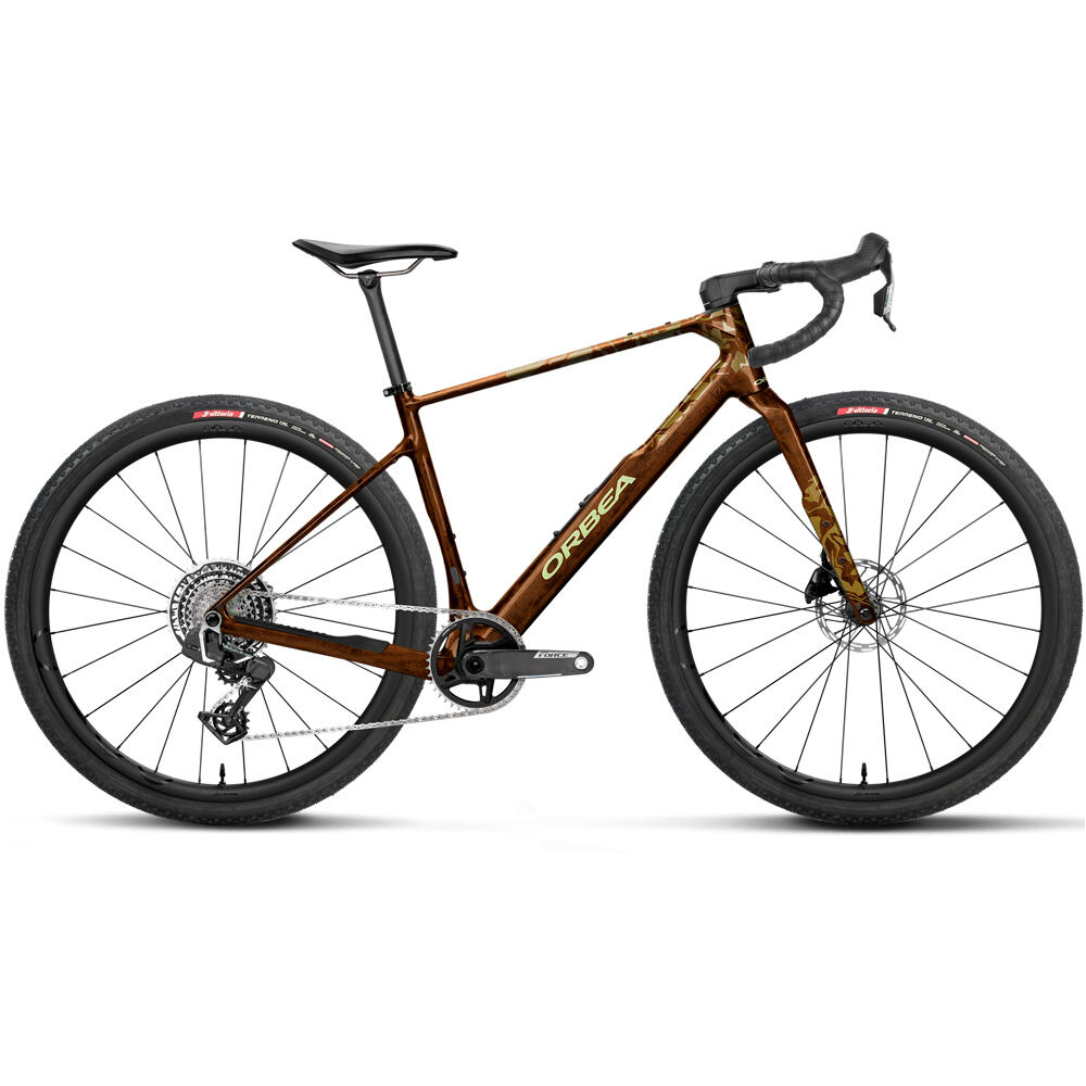 Orbea bicicletas de carretera carbono TERRA M21eTEAM 1X 2027 vista frontal