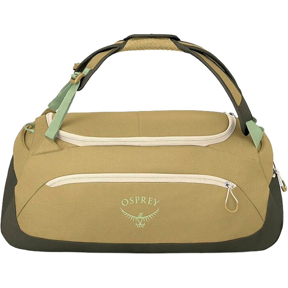 Osprey mochila montaña Daylite Duffel 30 Gravel vista frontal