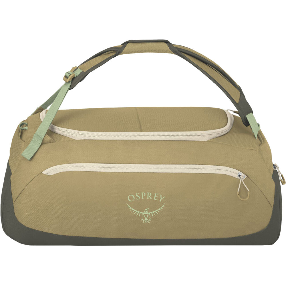 Osprey mochila montaña Daylite Duffel 45 Gravel vista frontal