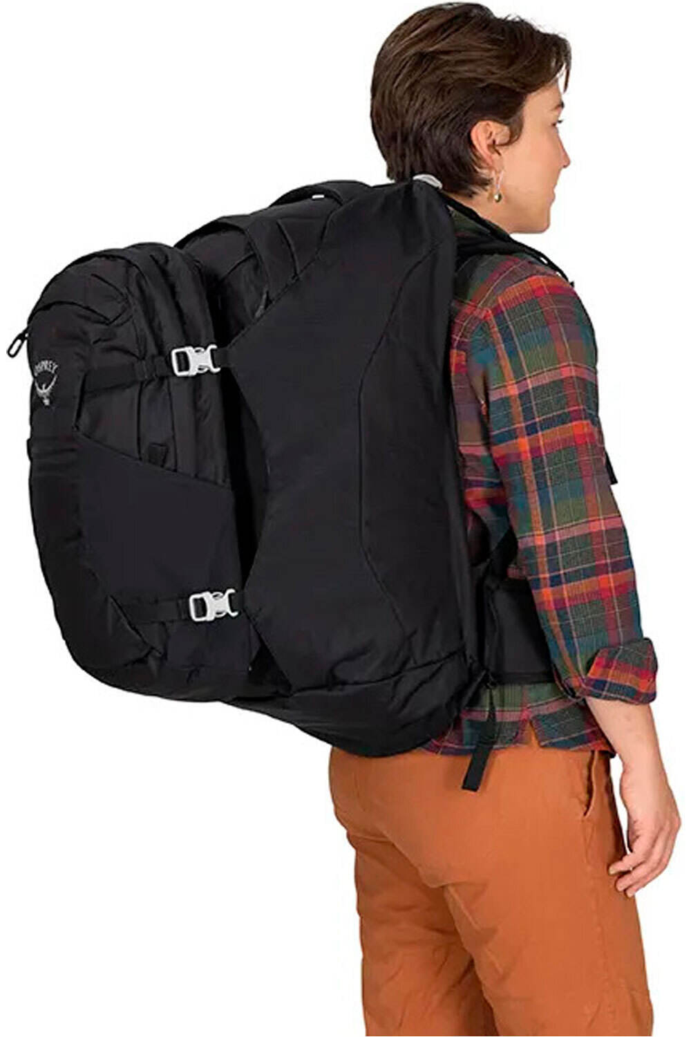 Osprey mochila montaña Fairview 55 vista frontal