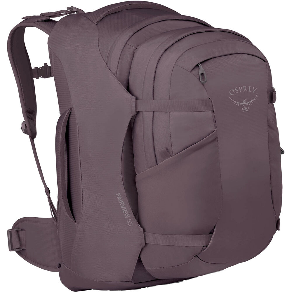 Osprey mochila montaña Fairview 55 vista frontal