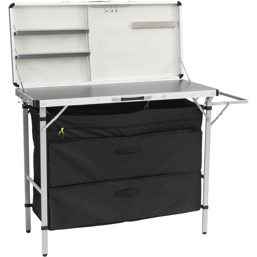 Outwell mesa camping MAGANTE mesa cocina vista frontal