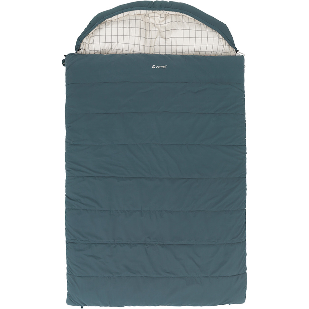 Outwell saco de dormir CAMPER LUX DOUBLE vista frontal