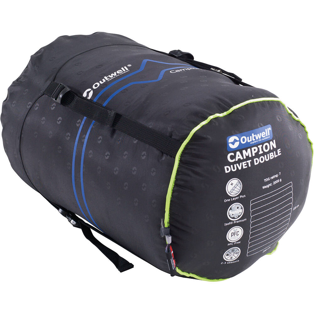 Outwell saco de dormir CAMPION DUVET DOUBLE Grey 05