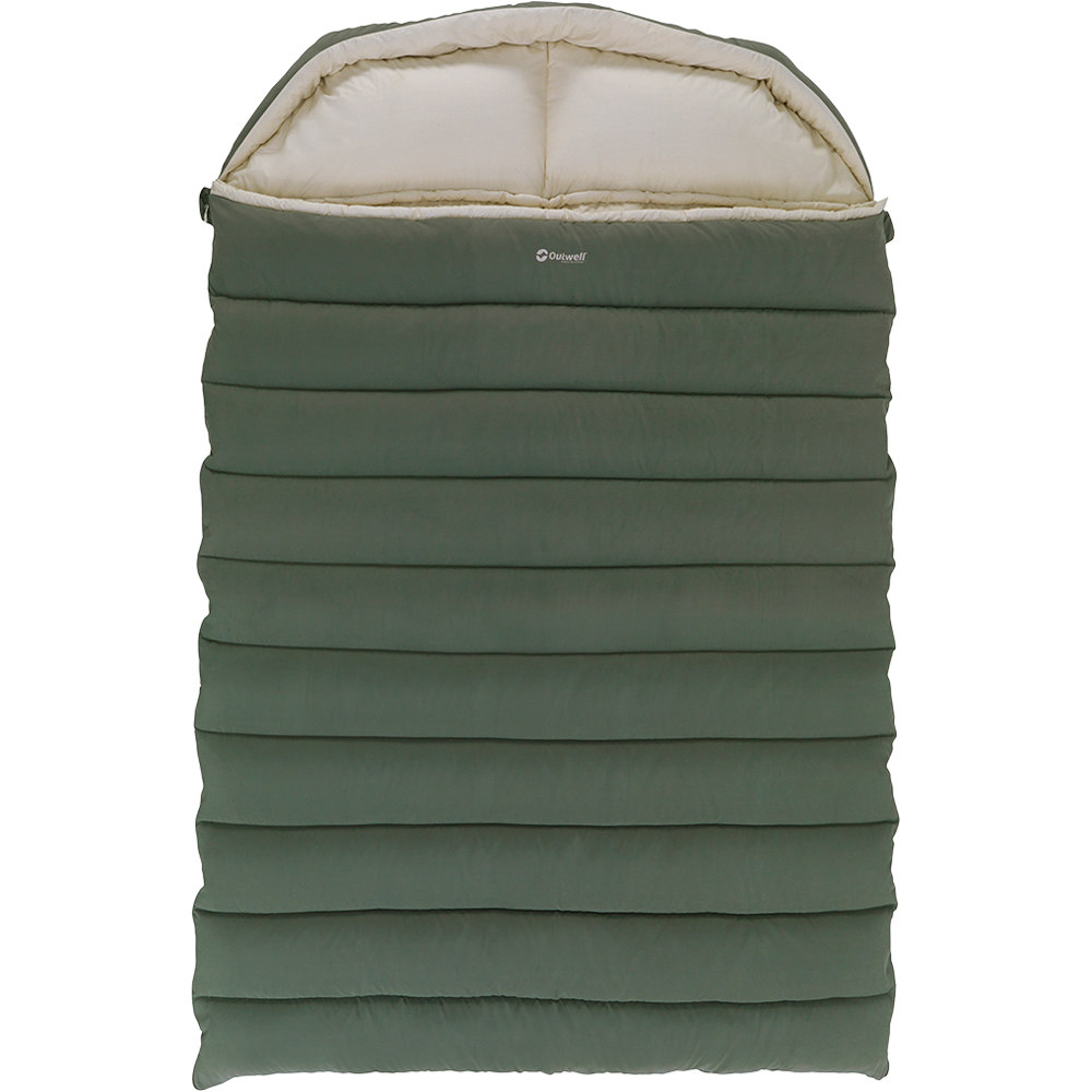 Outwell saco de dormir CONSTELLATION LUX DOUBLE -6C vista frontal