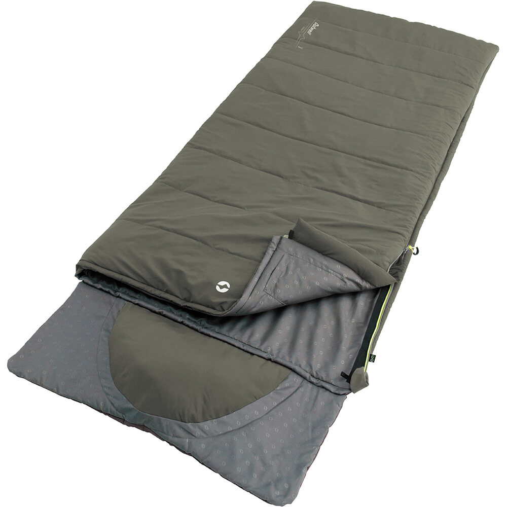 Outwell saco de dormir CONTOUR Dark vista frontal