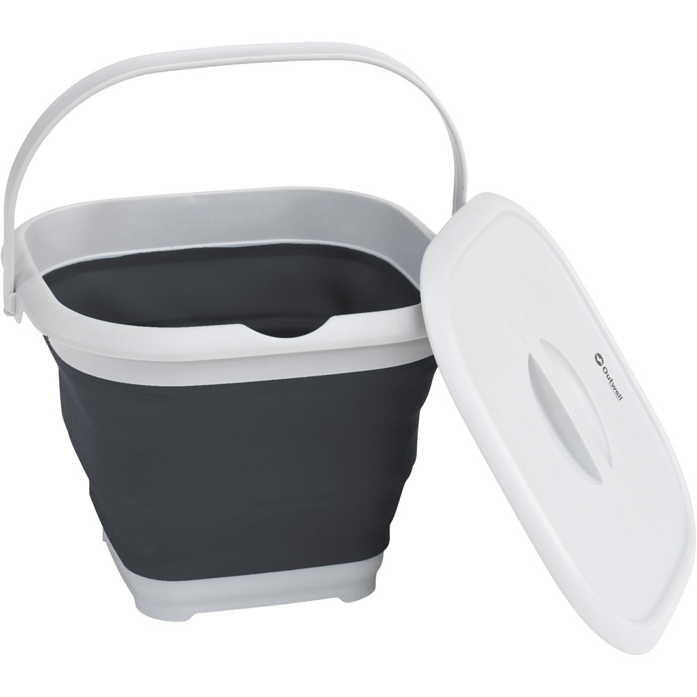 Outwell varios menaje COLLAPS BUCKET SQUARE cubo con tapa 01