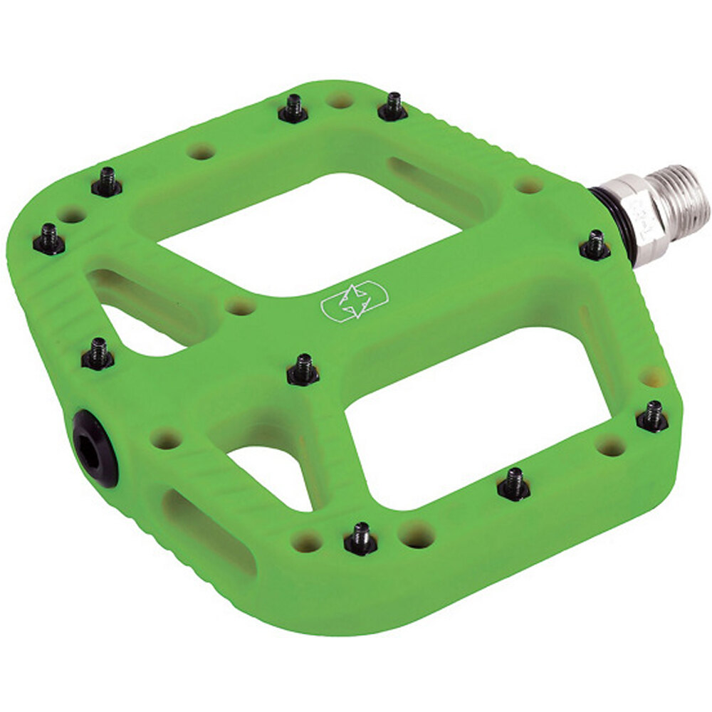 Oxc pedales plataforma Pedal Loam 20 Nylon Flat vista frontal