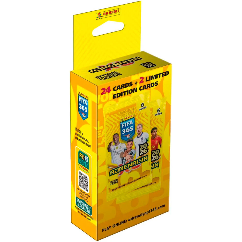 Panini colecciona d.equipo Ecoblister 8 sobres TC FIFA 365 Adrenlay vista frontal