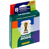 Panini colecciona d.equipo Ecoblister 8 sobres World Cup 2026 vista frontal