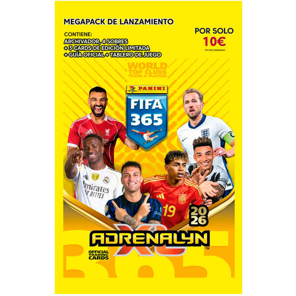 Panini colecciona d.equipo Megapack (Archivador +4 sobres + 3 carta vista frontal
